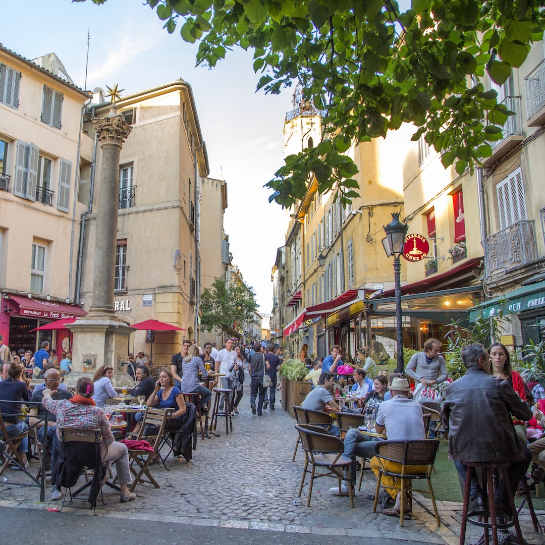 Illustration sur le printemps à Aix en provence et dans le Pays d'Aix